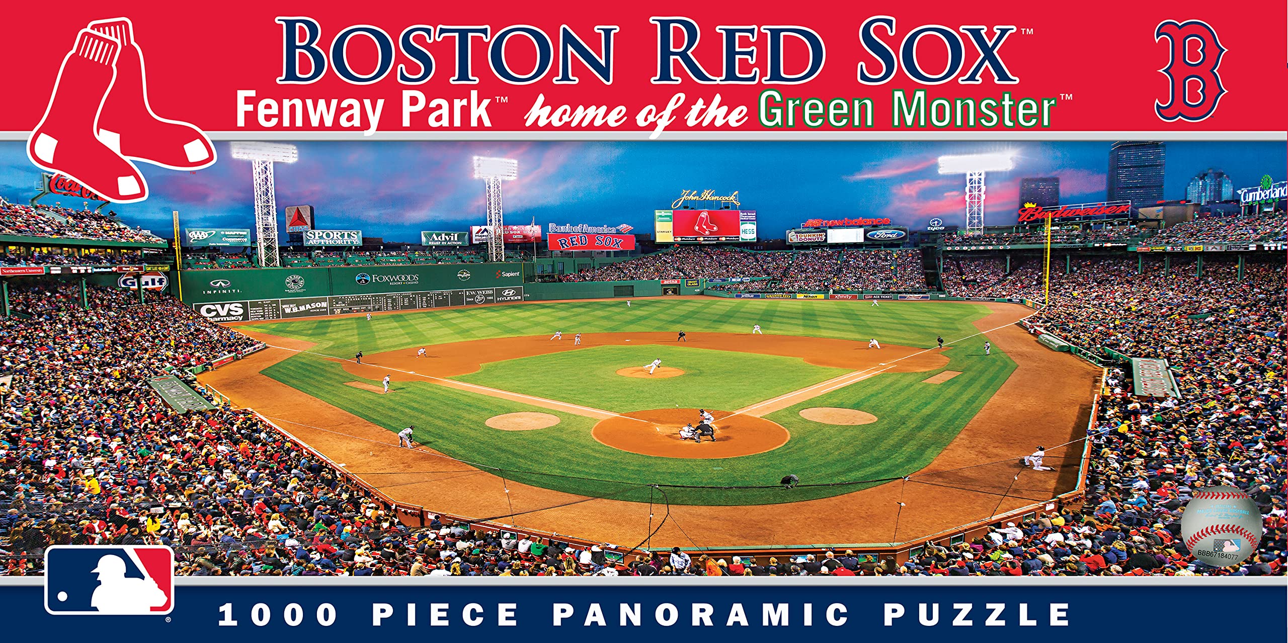 Amazon.com: MasterPieces MLB Boston Red Sox Stadium Panoramic